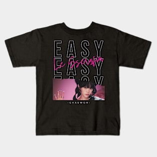 Chaewon Easy Le Sserafim Kids T-Shirt